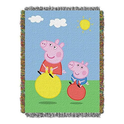 Peppa Pig, Manta Tejida De 48 X 60 , Manta De Lanzamie...