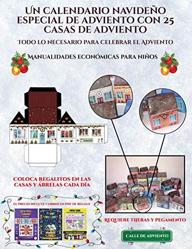 Manualidades Economicas Para Niños -un Calendario Navideño E