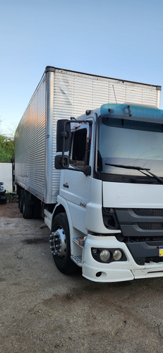 Caminhao Bau Trucado Mercedes Atego 2425 Com Bau 8.5