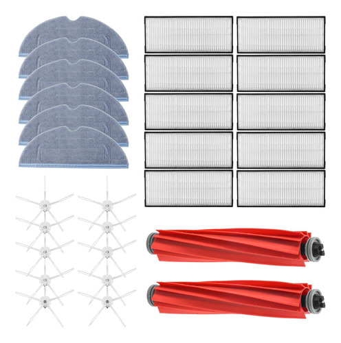 Para El Cepillo Principal De Goma Desmontable Roborock S7 He