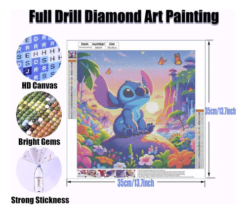 5d: 1 2pzs Kits De Pintura Diamantes For Stitch 5d Diy