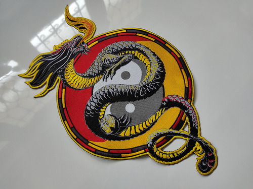 Parche Bordado Dragón Japonés Figura Legendaria Mitología