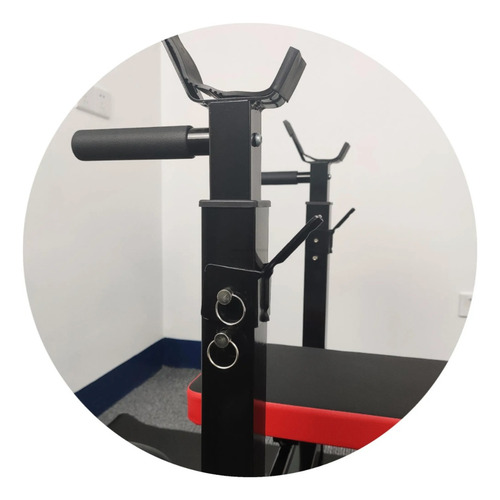 Press Banca Gym Banco Plegable 6 Reg Multiangular + Fondos