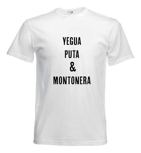 Remeras Yegua Puta Y Montonera Kirchneristas Cristina Cfk