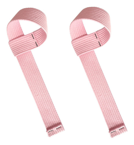 Tala Straps 100% Algodão. P/ Musculação Academia Funcional Cor Rosa