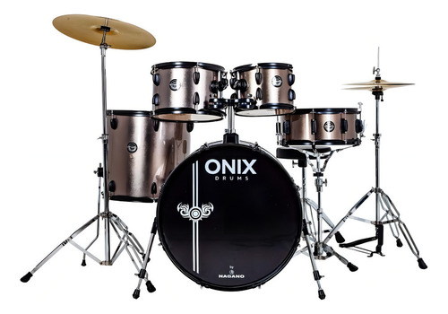 Bateria Acústica Tagima Nagano Onix Skinny 20 Completa Banco