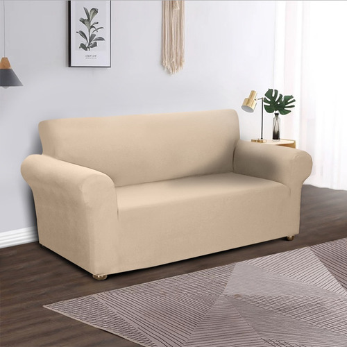 Funda Elástica De Sofá Protector De Sillón 2 Plazas Lavable