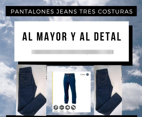 Pantalon Tres Costuras Dama Y Caballero