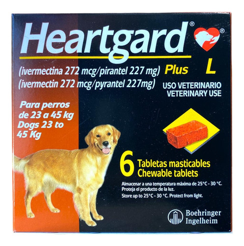 Heartgard Plus Grande L. 23 - 45 Kg
