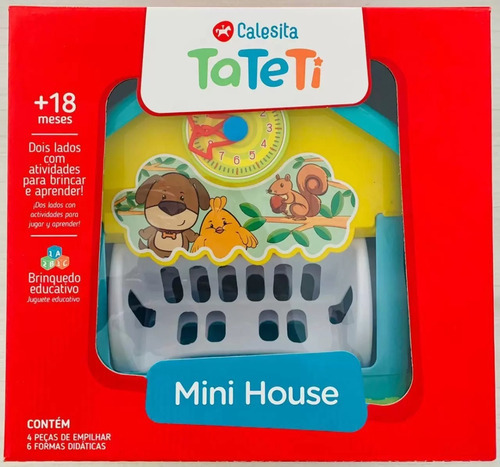 Imagen 8 de 8 de Casa De Actividades Didáctica Mini House Calesita - Color Multicolor