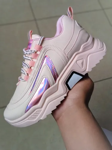 Zapatillas Urbanas Para Mujer Color Rosa