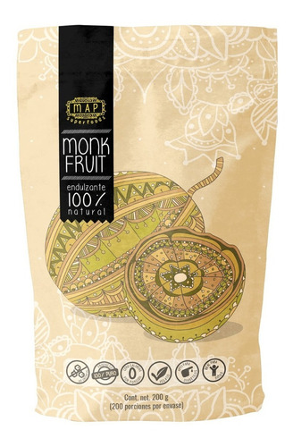 Monk Fruit 100% Puro-endulzante Natural-fruta Del Monje 200g