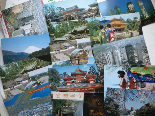 Lote De 25 Postales De Japon Serie En Estuche