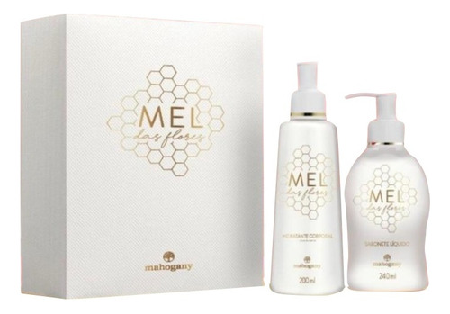 Mahogany Kit Mel Das Flores Sabonete Liq 240ml E Hid 200ml