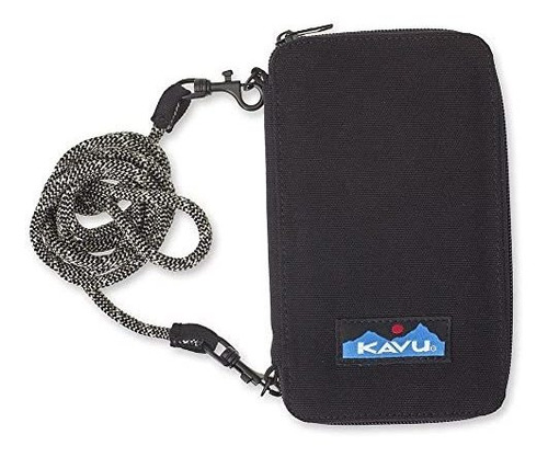 Kavu Go Time Bi-fold Wallet Con Crossbody Rope Strap Vnj48