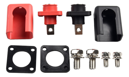 Conector De Batería Binding Post, Terminal Negro Y Rojo