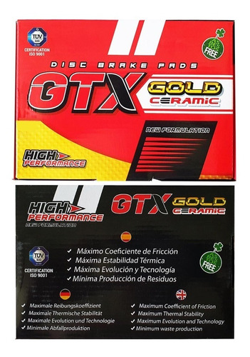 Pastillas Freno Gtx Gold Ceramica Samsung Sm3 