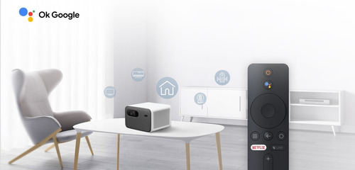 Xiaomi Mi Smart Projector 2 Pro Netflix Oficial Androidtv