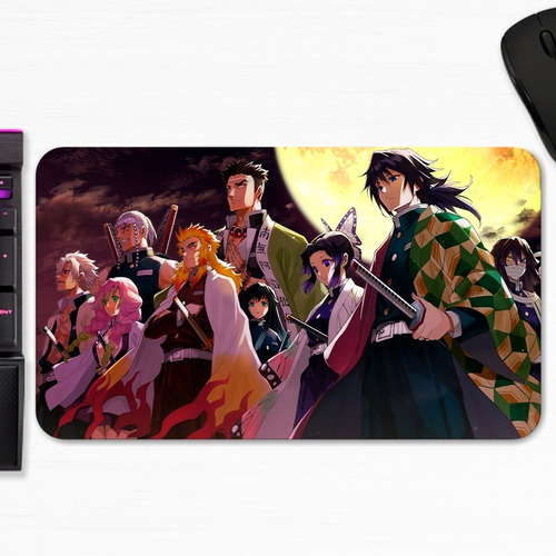 Mouse Pad Kimetsu No Yaiba Pilares Art Gamer M