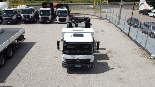 Caminhão Mb Atego 1719 Cabine Itec Munck Argos Agi20.5 2025