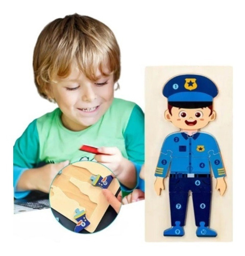 Juguete Didactico Puzzles Rompecabezas De Madera