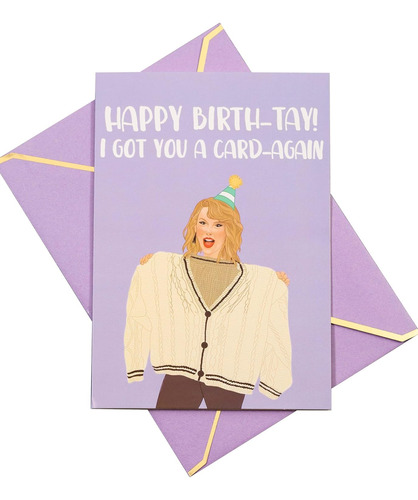 Tarjeta De Regalo Taylor Swiftie, Tarjeta De Cumpleaño...