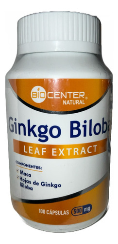 Ginkgo Biloba Cápsula X100 Biocenter