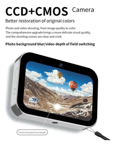 Cámara Digital 4k Ccd Cámara De Vídeo Digital De 64 Mp Con 3