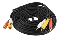 Comprar Cable Extension Audio Video Rca 3x3 5mts M-m Calidad