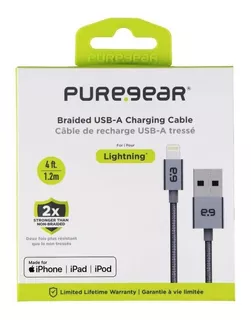 Cable Puregear Mfi Para iPhone 7 8 Normal Se 2020 *1m