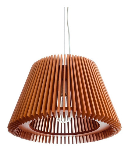 Lámpara Colgante 40cm Diseño Mdf Madera  - M611-608