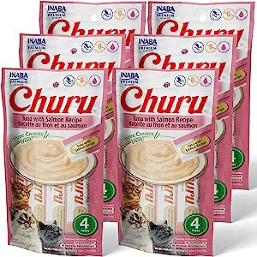Churu Salmon Bolsa Con 4 Piezas