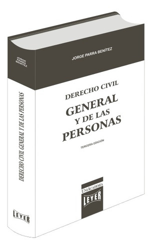 Derecho Civil General Y De Las Personas 3 Ed. 2019 × Benítez