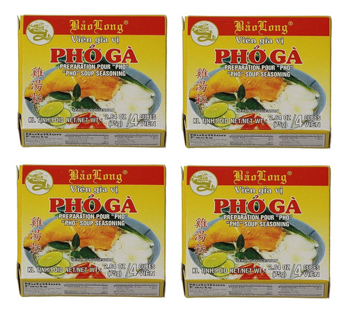 Bao Long Pho Ga - Cubos De Condimentos Para Sopa De Pollo Ph