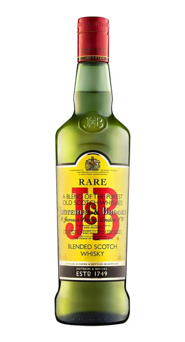 Whisky Importado Escoces 6 Años J&b 750 Cc