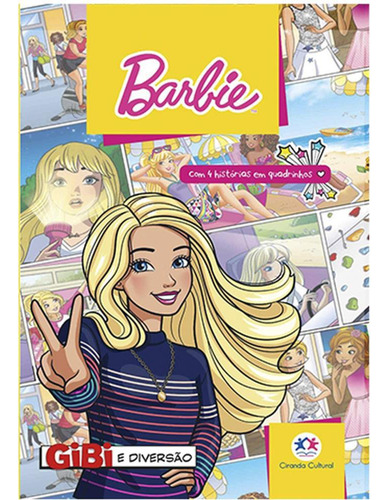 Livro Gibi Barbie A Emergência Fashion Ciranda