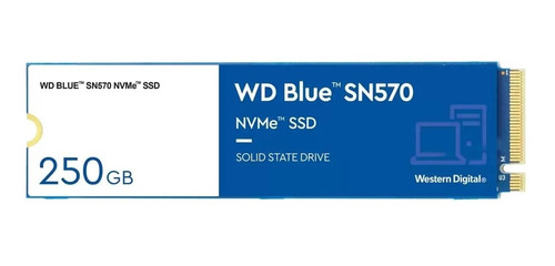 Disco Solido Ssd Interno Wdblue Sn570 250gb M.2 2280 Pcie3.0