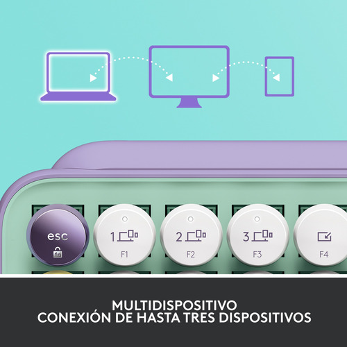 Logitech Pop Keys Teclado Mecánico Inalámbrico Daydream