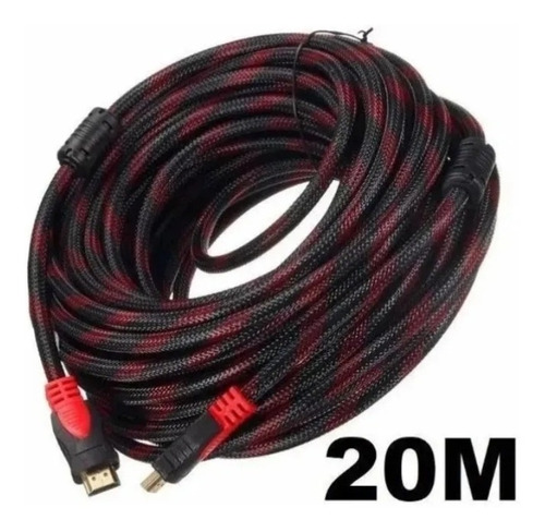 Cable Hdmi 20 Metros Full Hd 1080p Bluray 3d Ps3 Dvd Tv