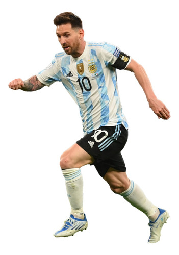 Vinilo Decorativo Sticker Messi 10 Argentina 100 X 50 Mod 2