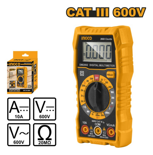 Multitester Digital Ingco Super Select # Dm2002