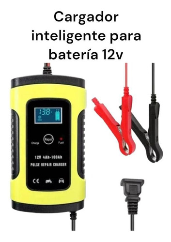 Cargador Inteligente De Baterias 12v 6amp