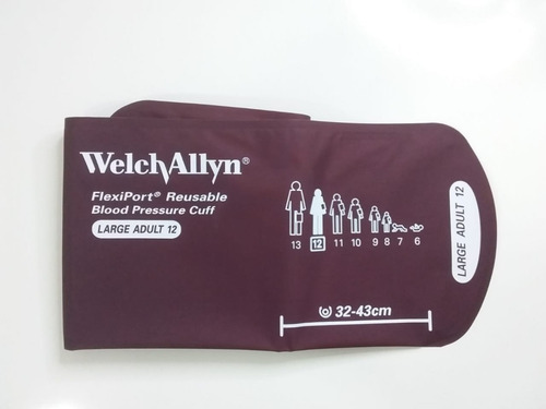 Imagen 2 de 10 de Manguito Obeso N12 Welch Allyn Reutilizable Envio Gratis