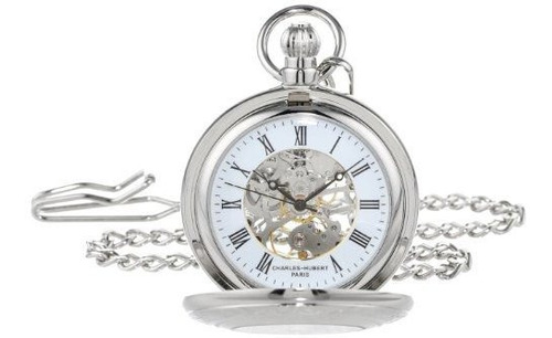 Reloj De Bolsillo Mecánico Charles Hubert 3527-w