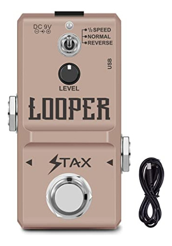 Miniguitarra Stax Looper Pedal Loop Station Overdub Unlimite