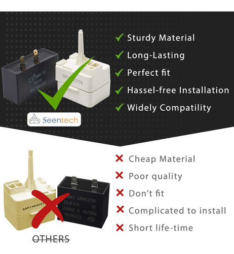 Lifetime W10613606 Compresor Del Refrigerador Relé Y Condens