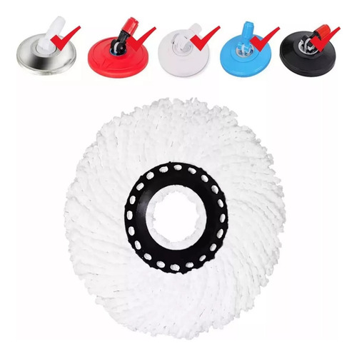 3 Pares De Repuestos De Microfibra Para Trapeador Mop