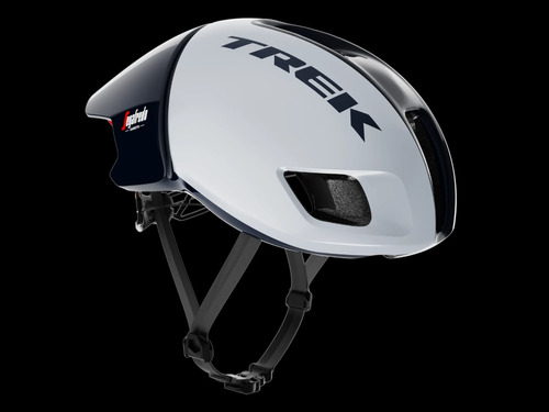 Capacete Para Ciclismo De Estrada Ballista Trek Com Mips Cor White/nautical Navy Tamanho G