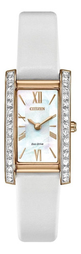 Citizen Silhouette Crystal White Ex1473-02d ¨¨¨¨¨¨¨dcmstore Color De La Correa Blanco Color Del Bisel Oro Color Del Fondo Madre Perla