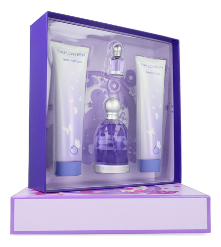 Set Halloween 4pzs Edt Dama 100ml Spray Frutal